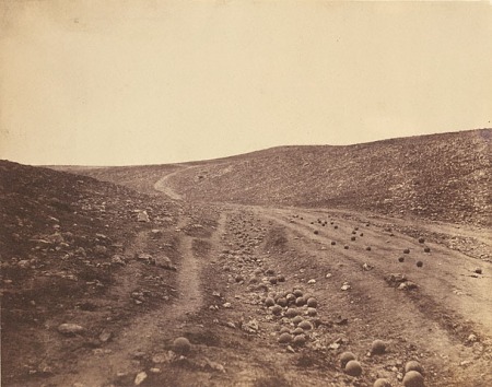 Roger Fenton, Valley of the Shadow of Death, 1855; Courtesy Getty Museum